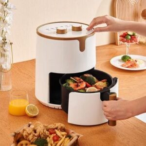 Nine 5L Extra Large Capacity 1,200W Energy Saver Air Fryer