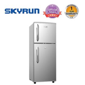 Skyrun 118L Double Door Top Mount Fridge (BCD-118HC) - Sliver