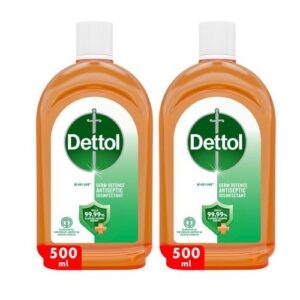 Dettol Antiseptic Liquid Disinfectant 500ml X 2
