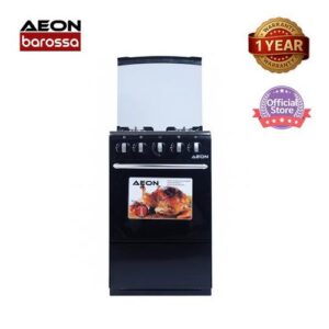 Aeon 4 Burner 50 x 50 Gas Cooker (AGC5040J) - Black