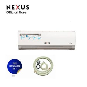 Nexus 1hp Inverter + Installation Kit NX-MSHFA-09CR410 White