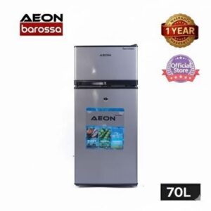 Aeon 70L Double Door Fridge (ART85GJ) - Dark Grey