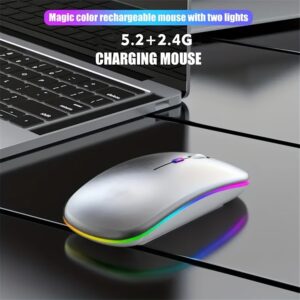 Rechargeable LED Backlit Wireless Mouse