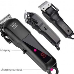 Kiki New Gain Professional Rechargeable Wireless Hair Clipper With Battery Percentage Display (NG-888B)